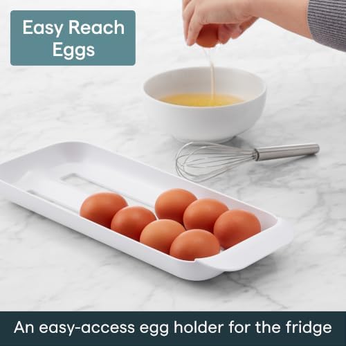 YouCopia FridgeView Rolling Egg Holder, Stackable