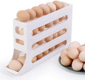 BoxedHome 4-Tier Egg Holder for Fridge, 28 Eggs
