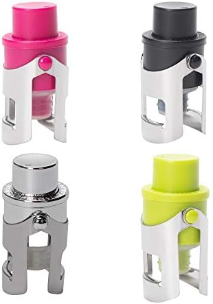 Cork Pops Assorted Colors 3 Inch Acrylic Dual Metal Wing Lock