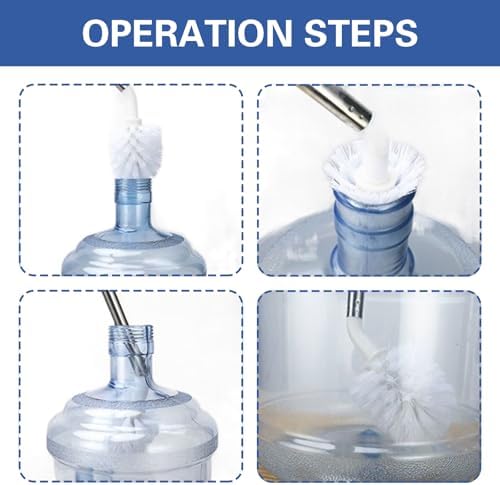 4 Pcs Water Bottle Brushes for Cleaning, 28.7'' and 25.5'' Stainless