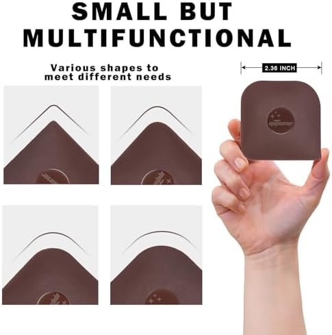 10 Pcs Plastic Pan Scrapers, Non-Scratch