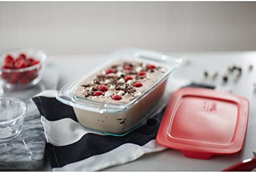 Pyrex 1.5-Qt Glass Loaf Dish with Lid