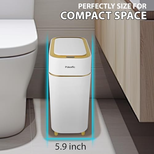 Pukomc 2.3 Gallon Automatic Sensor Trash Can