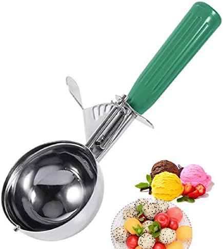 #12(2-2/3 oz.) Stainless Steel Ice Cream Scoop Disher,Stainless Steel