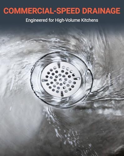 3-1/2" Mop Sink Drain Strainer, 3 Pack