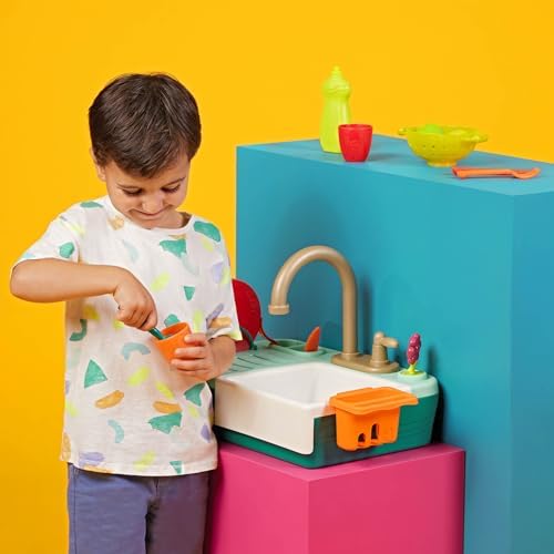 B. toys Play Sink with Running Water Faucet