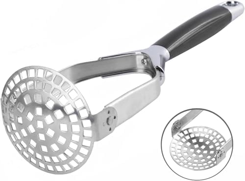 Mashed Potato Masher Stainless Steel Foldable Non Stick 12 Inch Long