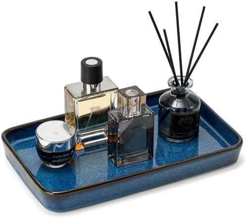 10"×6"×1" Vanity Tray, Blue