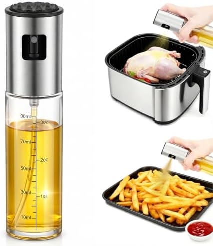 3.5oz/100ml Olive Oil Sprayer, Stainless Steel