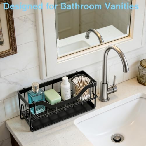 Kitchen Sink Sponge Holder, Black