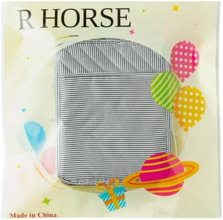 R HORSE Check Pot Holders with Pocket, 6 Pack