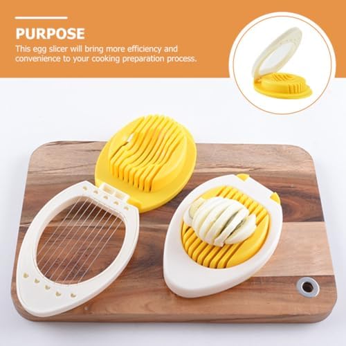 Plastic Egg Slicer Tool, Multipurpose Cutter for Strawberry and