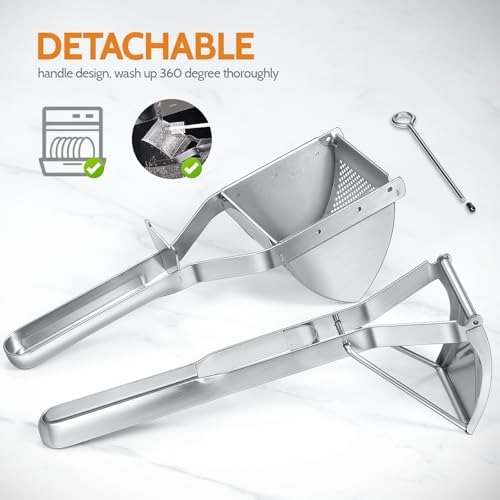 Sopito 22 oz Stainless Steel Potato Ricer, Heavy Duty Large Potato