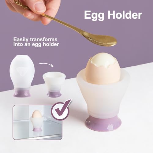 Egg Separator for Raw Eggs, Silicone Egg White Separator, Fun & Easy
