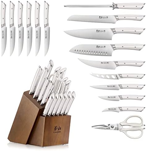 Cangshan HELENA 17-Piece White Knife Block Set