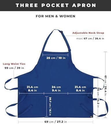 Chef Works Unisex Three Pocket Apron - Image 7