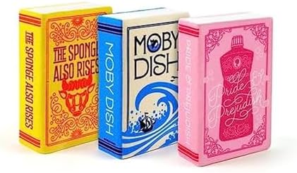 Genuine Fred Book Kitchen Sponges, Set of 3
