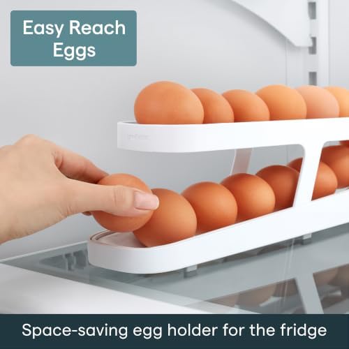 YouCopia RollDown™ Egg Dispenser for Refrigerator