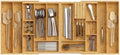 HOOBRO Large Silverware Organizer Kitchen Drawer Organizer, Magnetic