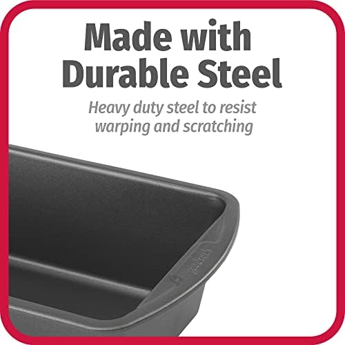 GoodCook Nonstick Loaf Pan Extra-Large Heavy-Duty with Easy-Clean