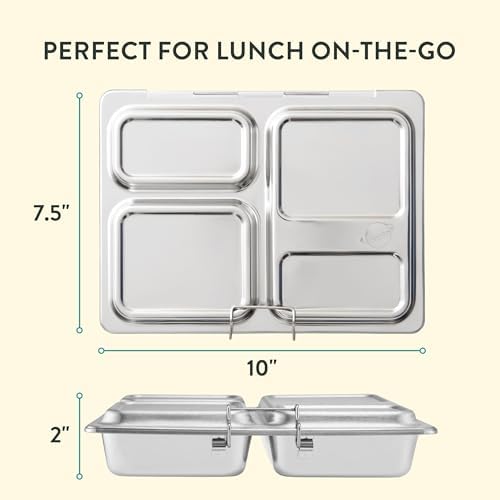 PlanetBox Launch Stainless Steel Lunchbox Replacement - Brushed