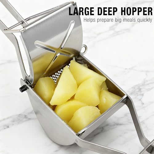 Potato Ricer, METLUCK Large 22oz Potato Ricer Potato Masher Stainless