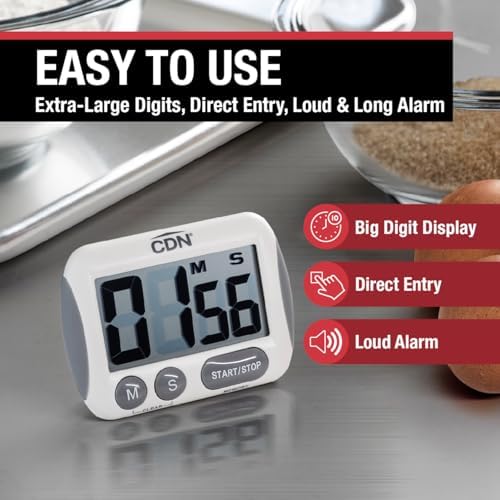 CDN Extra-Big Digit Timer | Counts Up & Down, 100 Minutes by Minutes &
