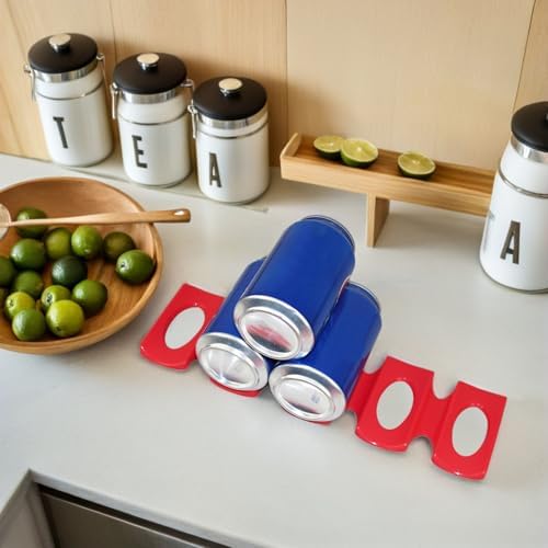 UPKOCH 2pcs Silicone Bottle and Can Stacker Mat