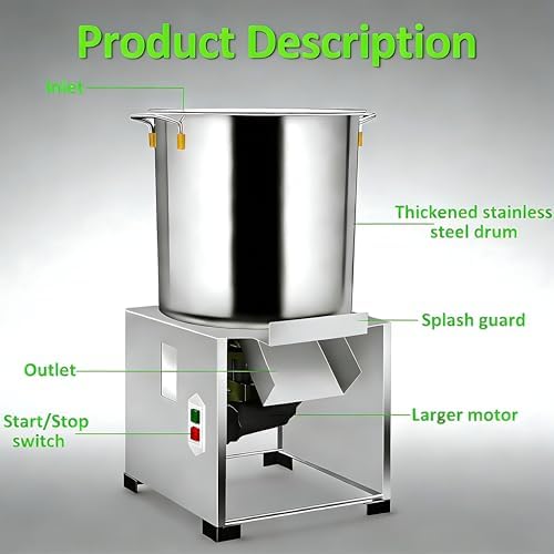 Commercial Food Processor, 1800W, 120Kg/h Capacity