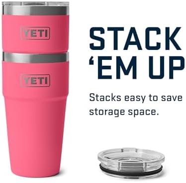 YETI Rambler 20 oz Stackable Tumbler, Stainless Steel, Vacuum