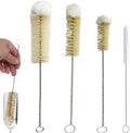 Narrow Bottle Brush Set Small Bottle Brushes Thin Long Handle Bottle