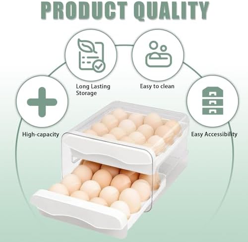 Refrigerator egg tray, refrigerator automatic box, 32 egg dispensers