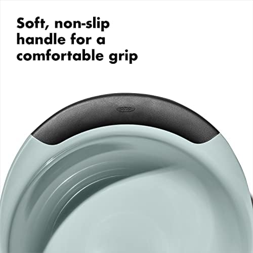 OXO Good Grips 3-Piece Plastic Mixing Bowl Set- Blue, Gray, Jade