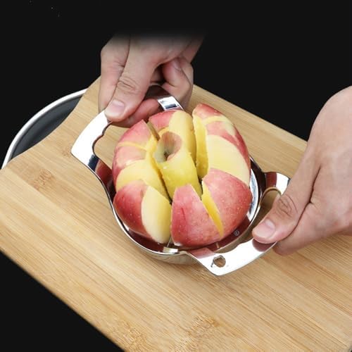 Apple Corer Slicer - 304 Stainless Steel Kitchen Tool for Cutting and
