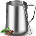 45oz Milk Frothing Pitcher with Latte Art Pen-Stainless Steel Steaming