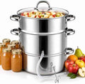 Cooks Standard Steam Juicer Pot 11 Quart Stainless Steel