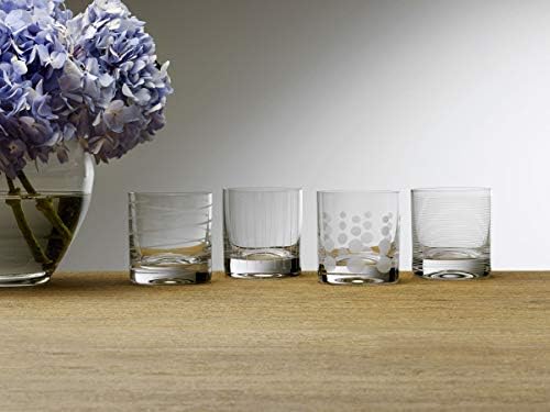 Mikasa Cheers 4-Piece Double Old Fashioned Glasses 12.75 oz