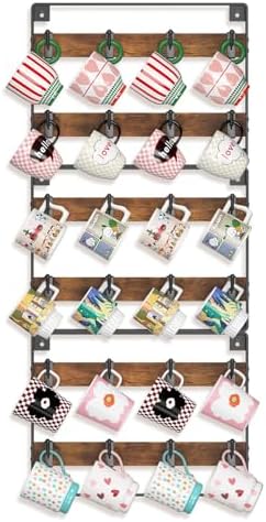 EsLuker.ly Mug Holder Hanger Cup Display Rack Wall Mounted, 3 Pack