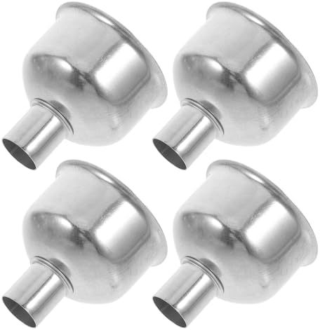 4pcs Stainless Steel Funnels Set for Kitchen and Home Use