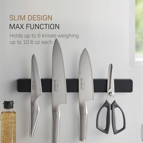 YAMAZAKI Home Magnetic Knife Holder Wall Mount