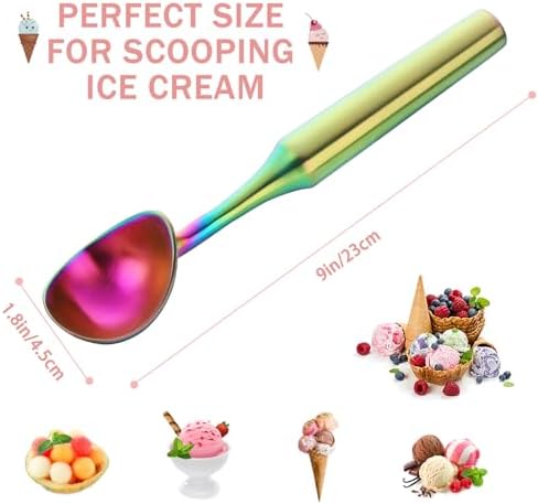 Ice Cream Scoop - Heavy Duty Stainless Steel Icecream Scooper