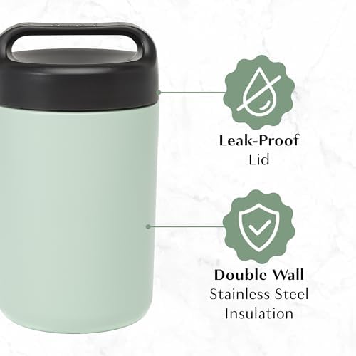 Goodful Stainless Steel Food Jar, Double Wall Vacuum Sealed Insulated