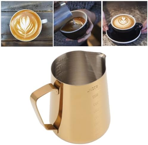 900ML Capacity 304 Stainless Steel Coffee Steaming Pitcher Durable