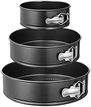 3pcs Cheesecake Pan Non Stick Springform Set Cake Mold