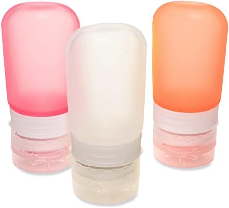 humangear GoToob Refillable Silicone Travel Size Bottles with Locking