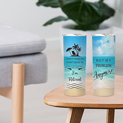 Fatbaby Retirement Gifts for Women,Happy Retirement Travel Tumbler