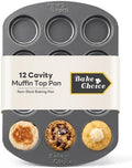 Bake Choice Muffin Top Pan, 12 Cavity Baking Pan for Muffin Tops