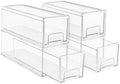 Sorbus Clear Storage Drawers for Refrigerator & Pantry
