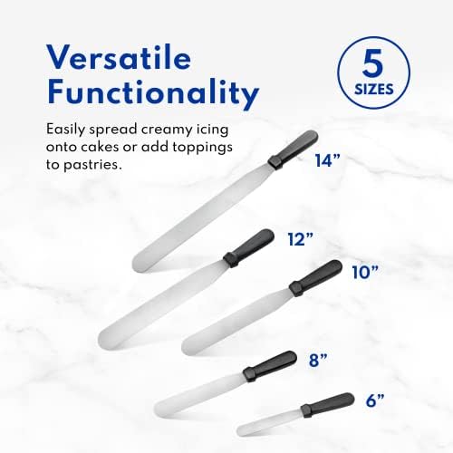 New Star Foodservice Straight Icing Spatula, 6 Inch Blade, 11 Inch