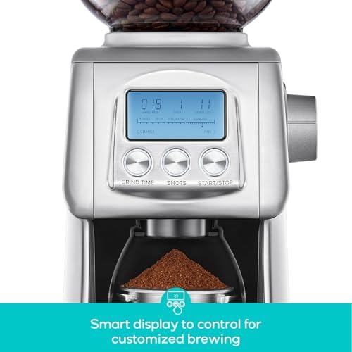 CASABREWS Tornado Electric Conical Burr Coffee Grinder, LCD Display